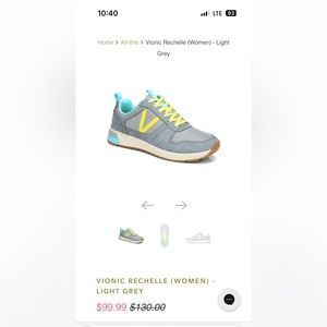 Vionic Rechelle Sneakers Size 7.5